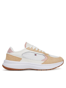 Tommy Hilfiger Sneakersy Tommy Hilfiger Sporty Runner FW0FW08644 Biela