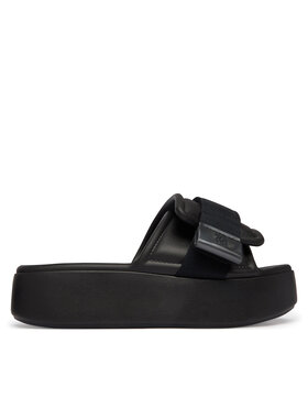 Melissa Шльопанці Melissa Melissa Free Fuzzy Slide Platform Ad 37835 Чорний