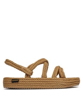 Bohonomad Sandále Bohonomad Tahiti Platform TAH.0012.PRS Béžová