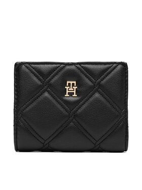 Tommy Hilfiger Портфейл Tommy Hilfiger Th Feminine Bifold AW0AW18701 Черен