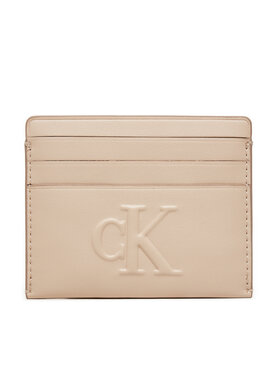 Calvin Klein Jeans Pouzdro na kreditní karty Calvin Klein Jeans Sculpted Cardcase K60K612747 Béžová