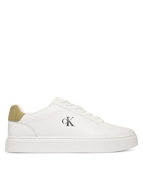 Calvin Klein Sneakers Calvin Klein Classic Cupsole Laceup Lth YM0YM01435 Bianco