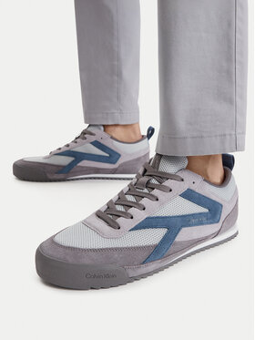 Calvin Klein Zapatillas Calvin Klein Low Pro Runner Mix Mat HM0HM02208 Gris