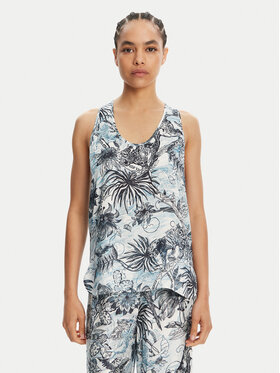 Just Cavalli Just Cavalli Топ 78PAH640 Голубий Regular Fit