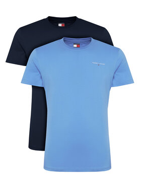 Tommy Jeans Tommy Jeans Conjunto de camisetas DM0DM22316 Azul Slim Fit