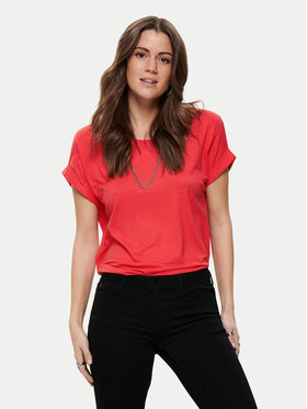 ONLY ONLY Camiseta Moster 15106662 Rojo Regular Fit