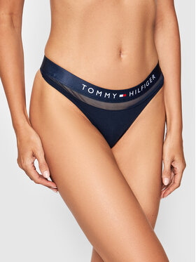 Tommy Hilfiger Tommy Hilfiger Stringtanga Thong UW0UW00064 Dunkelblau