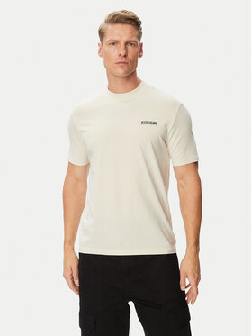 Napapijri Napapijri Camiseta Smallbox NP0A88TR Crema Regular Fit