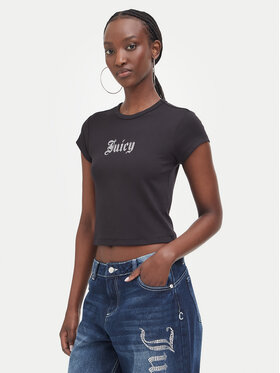 Juicy Couture Juicy Couture Camiseta JCWCT226326 Negro Slim Fit