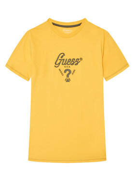 Guess Guess Футболка L6GI06 K8HM4 Жовтий Relaxed Fit