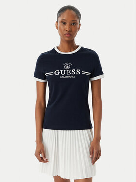 Guess Guess Camiseta V6GI08 K2975 Azul marino Regular Fit