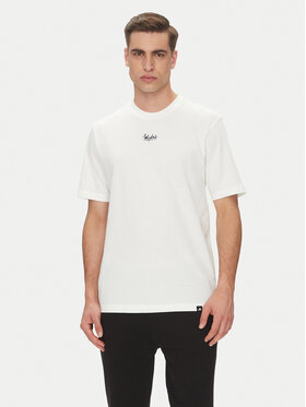 adidas adidas Футболка Lounge Still Life Lemons Graphic JN7366 Білий Regular Fit