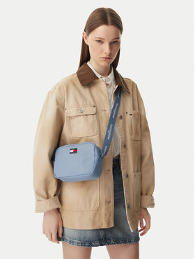 Tommy Jeans Handtasche Tommy Jeans Tjw Ess Daily Crossover AW0AW18769 Blau