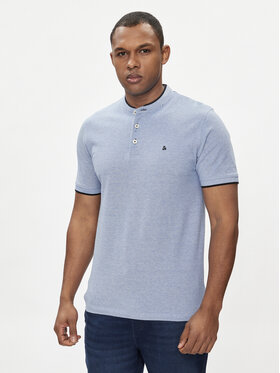 Jack & Jones Jack & Jones Поло Paulos 12199711 Голубий Slim Fit