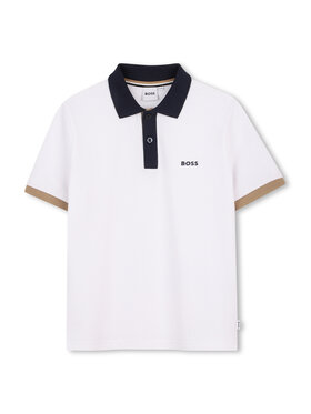 BOSS BOSS Polo J52955 D Blanco Regular Fit