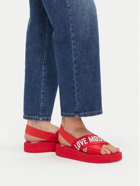 LOVE MOSCHINO Босоніжки LOVE MOSCHINO JA16214G0MIX5500 Червоний