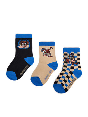 Looney Tunes Dlouhé ponožky Looney Tunes CEO-ACCCS-AW25-227WBLT(3-PACK) Béžová