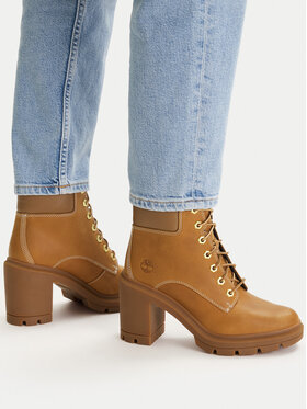 Timberland Ботильйони Timberland Allington Heights Mid Lace Up TB0A2CKCEN11 Коричневий