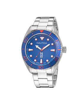 Nautica Hodinky Nautica NAPFWS221 Strieborná