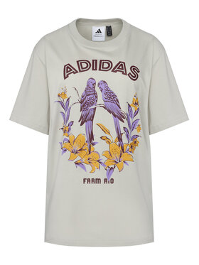 adidas adidas T-shirt FARM Graphic JV8610 Siva Regular Fit