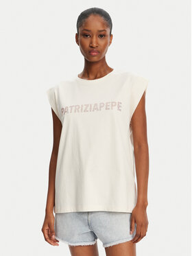 Patrizia Pepe Patrizia Pepe Majica 2M4418/J295-B823 Bež Regular Fit
