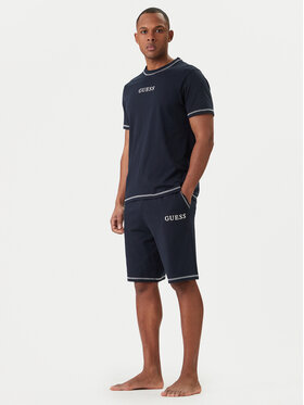Guess Guess Pijama U6GX03 KCAM1 Azul marino Regular Fit