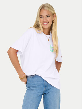ONLY ONLY Футболка Vivvi 15346761 Білий Regular Fit