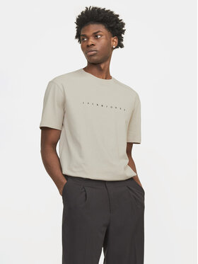 Jack & Jones Jack & Jones Camiseta Star 12234746 Beis Relaxed Fit