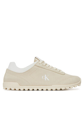Calvin Klein Jeans Сникърси Calvin Klein Jeans Low Profile Runner Mg Sue YW0YW01898 Бежов
