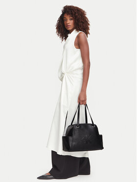 Calvin Klein Дамска чанта Calvin Klein Pockets Monologo Tote LV04F3689G Черен