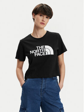 The North Face The North Face T-shirt Easy NF0A87NA Crna Relaxed Fit