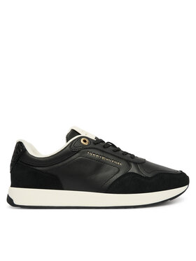 Tommy Hilfiger Sneakers Tommy Hilfiger Monogram Mix Material Runner FW0FW09267 Schwarz
