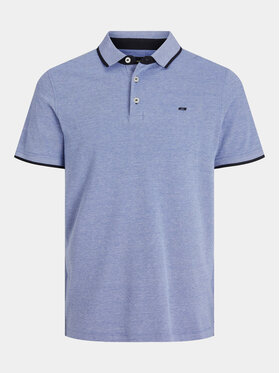 Jack & Jones Jack & Jones Поло Paulos 12136668 Голубий Slim Fit