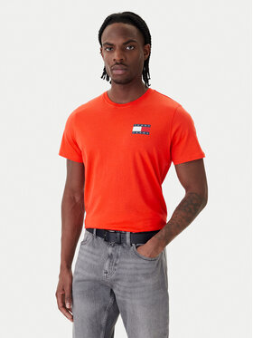 Tommy Jeans Tommy Jeans Camiseta Essential DM0DM20740 Naranja Slim Fit