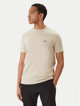 BOSS BOSS Camiseta 50506373 Beis Regular Fit