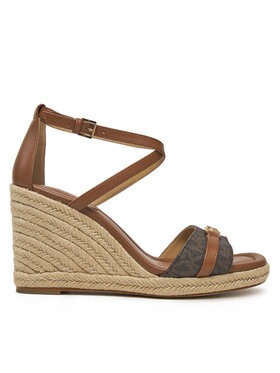 Michael Kors Εσπαντρίγιες Michael Kors Mandy Wedge 40R5MAMS2B Καφέ