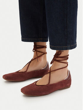 Patrizia Pepe Балетки Patrizia Pepe 8Z0123/L152-B882 Коричневий