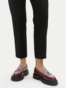 Steve Madden Лофери Steve Madden Longhaul SM11003448 Бордовий