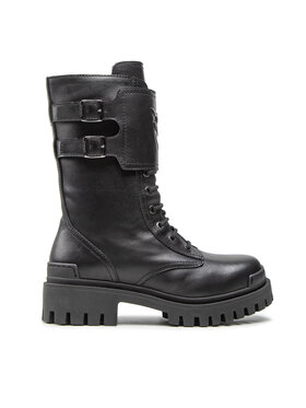 PINKO Schnürstiefeletten Pinko Cumino Stivale AI 22-23 BLKS1 1H2135 A072 Schwarz