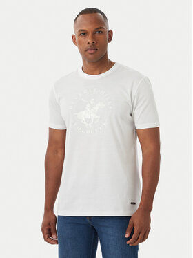 Beverly Hills Polo Club Beverly Hills Polo Club Camiseta M1546 Blanco Regular Fit