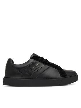 Calvin Klein Sneakersy Calvin Klein Classic Cupsole Laceup Tape Lth2 YM0YM01448 Čierna