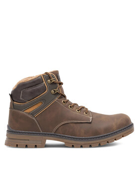 Lanetti Šnurovacia obuv Lanetti VS21M2019-3 Hnedá