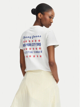Tommy Jeans Tommy Jeans Camiseta DW0DW23481 Blanco Regular Fit