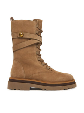 TWINSET Šnurovacia obuv TWINSET 252TGT050 Hnedá