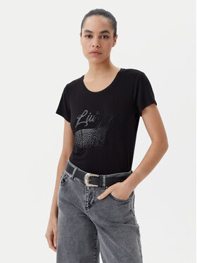 Liu Jo Beachwear Liu Jo Beachwear T-Shirt VA5157 JS360 Schwarz Regular Fit