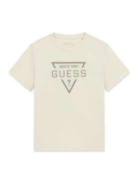 Guess Guess Camiseta L6RI30 I3Z14 Beis Regular Fit