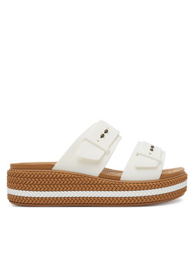 Crocs Šľapky Crocs Brooklyn Woven Buckle 209978 Biela