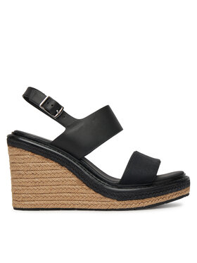 Calvin Klein Espadrilles Calvin Klein Wedge Sandal 70 - Jacq HW0HW02386 Melns