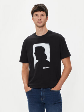 Karl Lagerfeld Jeans Karl Lagerfeld Jeans Camiseta 245D1709 Negro Regular Fit