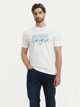 BOSS BOSS Camiseta Ts Terrace Photo 50559353 Blanco Relaxed Fit